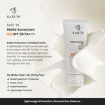 Matte Sunscreen Gel SPF 50 PA+++ (No White Cast)
