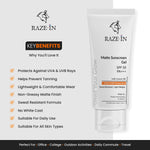 Matte Sunscreen Gel SPF 50 PA+++ (No White Cast)