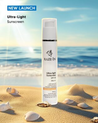RAZE-IN Ultra-Light Sunscreen  SPF 50 PA+++