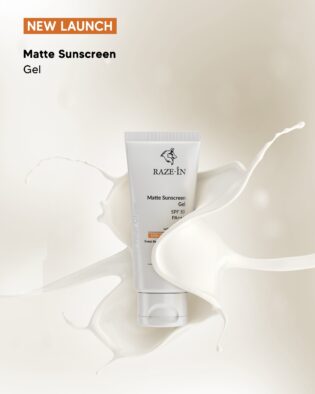 RAZE-IN Matte Sunscreen Gel SPF 50 PA+++