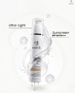 RAZE-IN Ultra-Light Sunscreen  SPF 50 PA+++